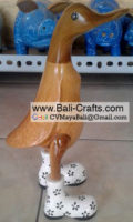 Bamboo Duck with Shoes