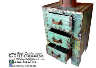 Oildrm1-11 Upcycled Oil Drum Furniture Drawers