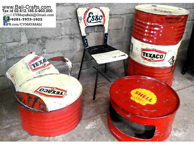 oildrm1-2 Recycled Oil Drum Furniture