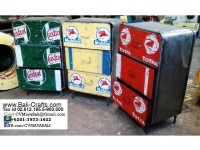 Oildrm1-3 Recycled Oil Drum Furniture Cabinets