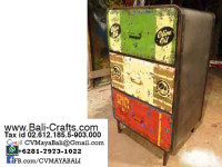 Oildrm1-5 Recycled Oil Barrel Furniture Cabinets