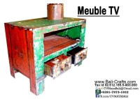 Oildrm1-8 Recycled Oil Drum Furniture Tv Cabinet