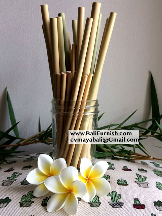 bamboo straw factory in Indonesia